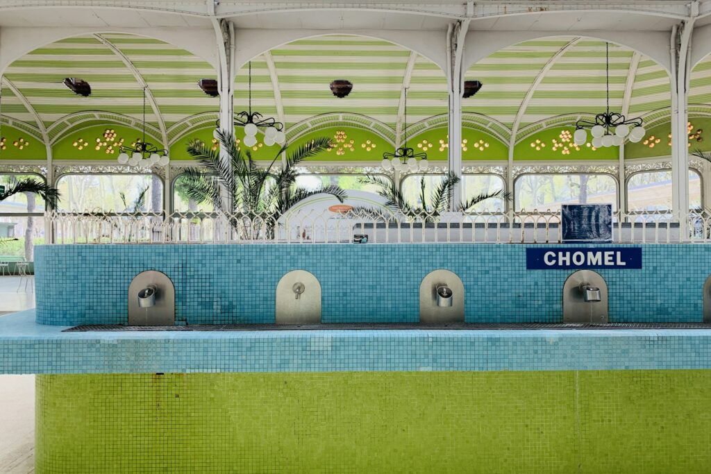Source Chomel, patrimoine thermal pour un vidéaste à Vichy